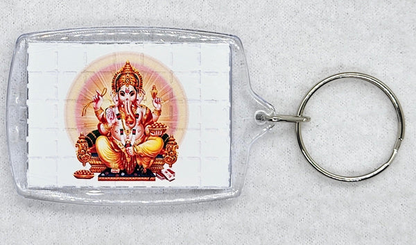 Blotter Art Keyrings Ganesha Print
