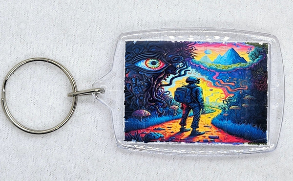 Blotter Art Keyrings Traveler Print