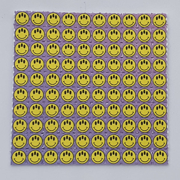 3 Eyed Smiley Mini Blotter Art - Blotter Store