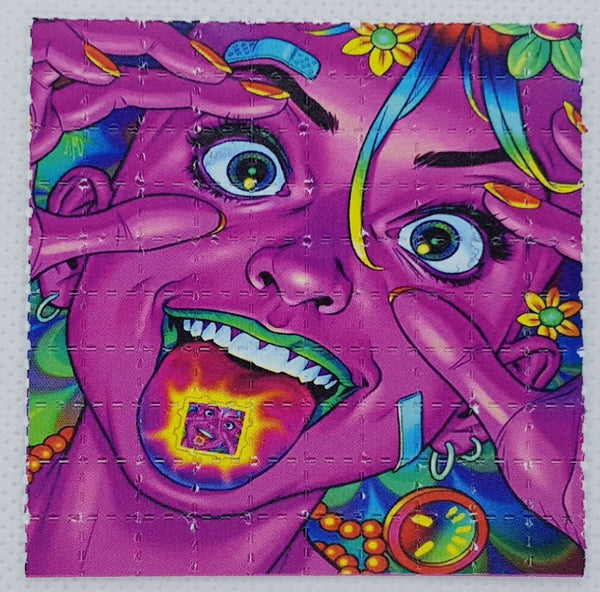 Acid Girl Mini Blotter Art - Blotter Store