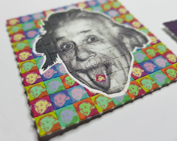 Albert Einstein Mini Blotter Art - Blotter Store