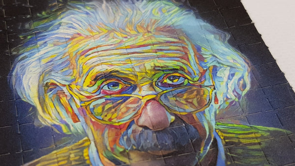 Albert Einstein Trippy Mini Blotter Art - Blotter Store