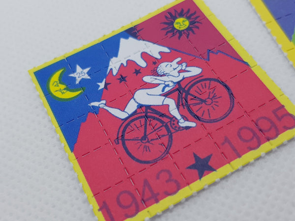 Albert Hofmann Set of 3 Bicycle Day Mini Blotters - Blotter Store
