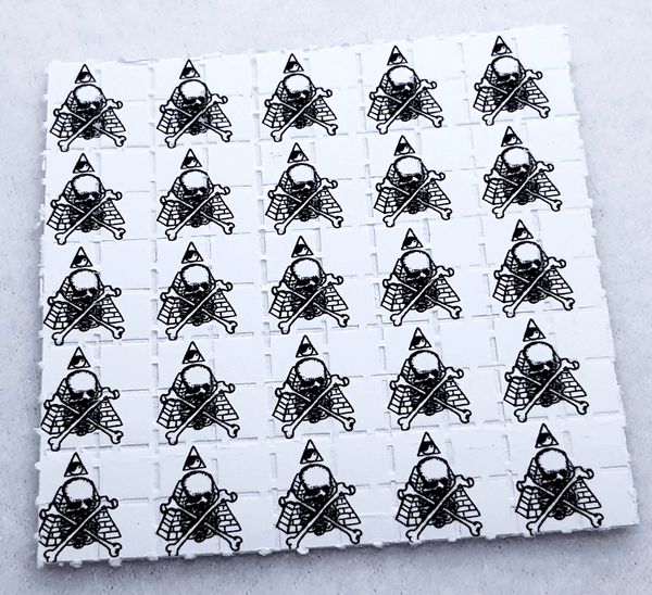 Anubis Skull Mini Blotter Art - Blotter Store