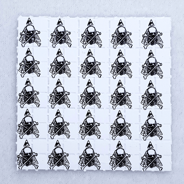 Anubis Skull Mini Blotter Art - Blotter Store