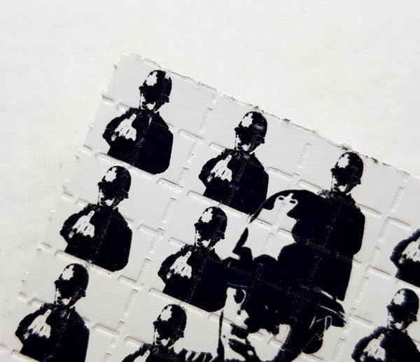Banksy Police Man Mini Blotter Art - Blotter Store