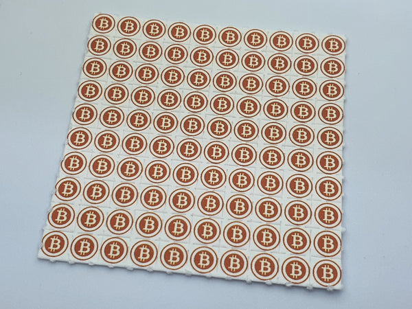 Bitcoin BTC Mini Blotter Art - Blotter Store