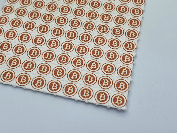 Bitcoin BTC Mini Blotter Art - Blotter Store