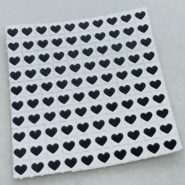 Black Hearts Mini Blotter Art - Blotter Store