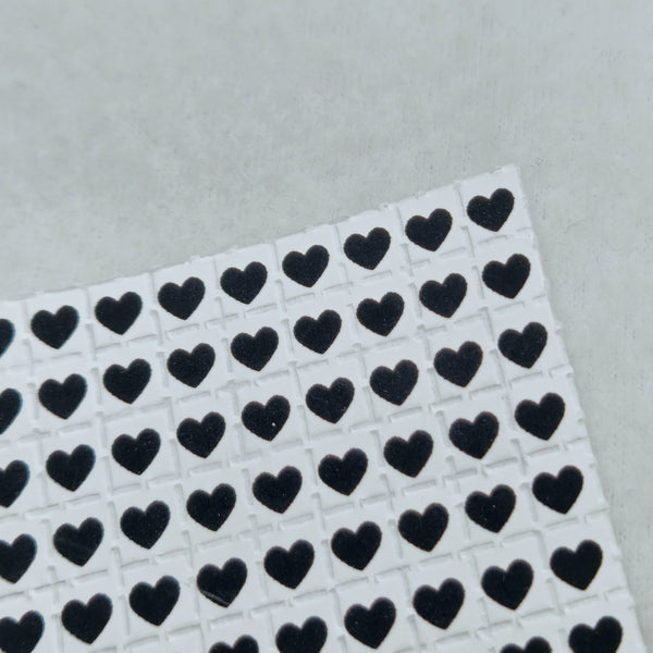 Black Hearts Mini Blotter Art - Blotter Store