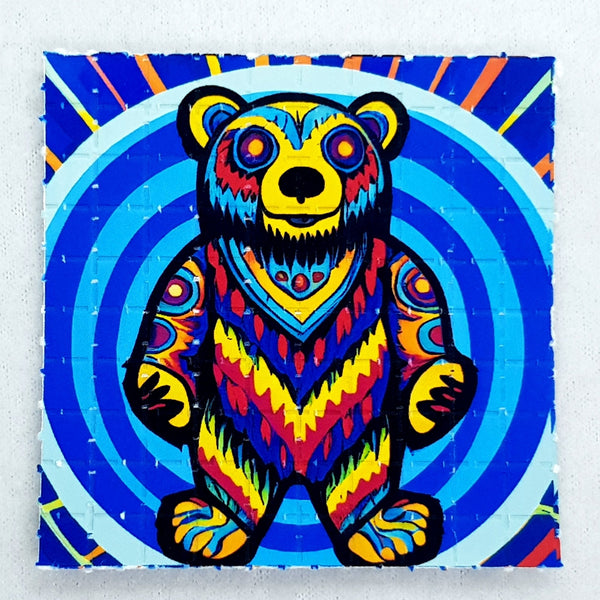 Buster Bear Mini Blotter Art - Blotter Store