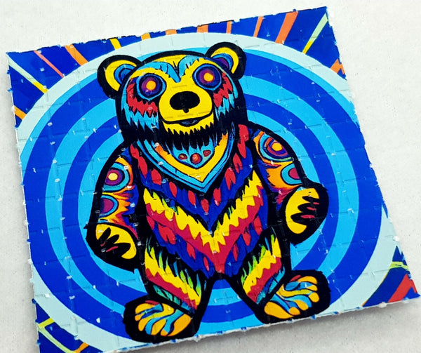 Buster Bear Mini Blotter Art - Blotter Store