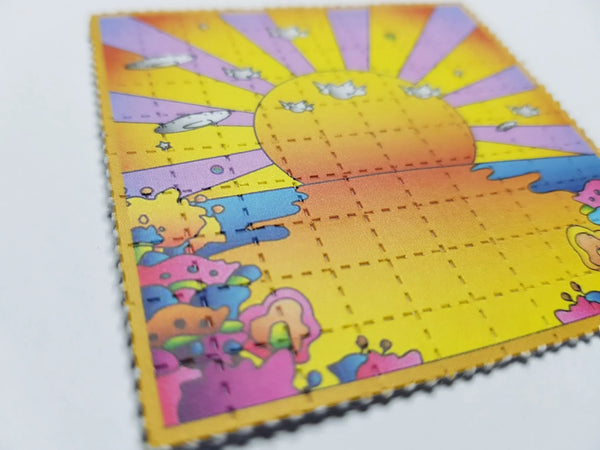 California Sunshine Mini Blotter Art - Blotter Store