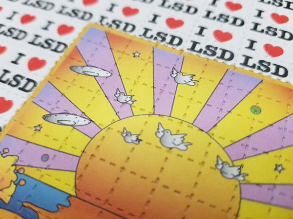 California Sunshine Mini Blotter Art - Blotter Store