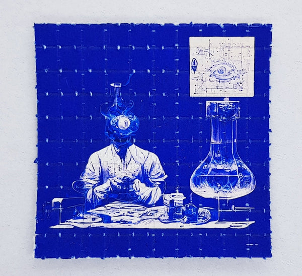 Chemists Blueprints Mini Blotter Art - Blotter Store