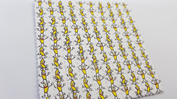 Dancing Banana Mini Blotter Art - Blotter Store