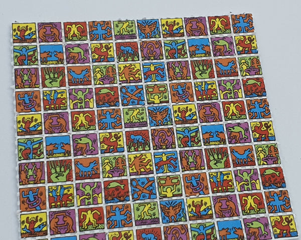 Dancing Stickmen Mini Blotter Art - Blotter Store