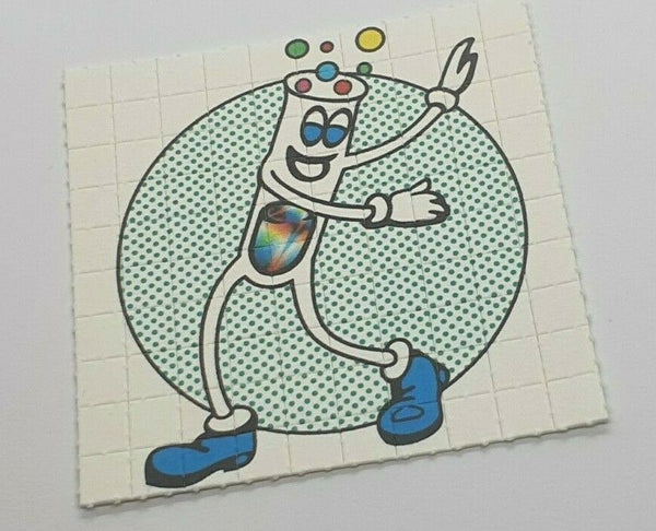 Dancing Test Tubes Mini Blotter Art - Blotter Store