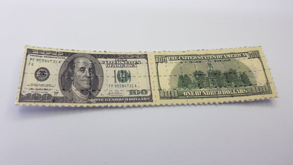 $100 Bill Mini Blotter Art - Blotter Store