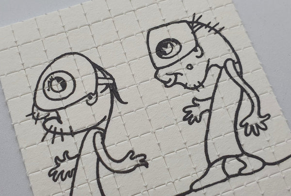 Double Trouble Mini Blotter Art - Blotter Store