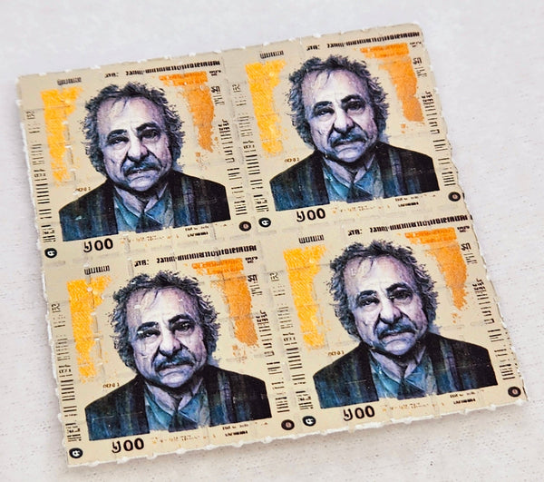 Einstein Mugshot Mini Blotter Art - Blotter Store