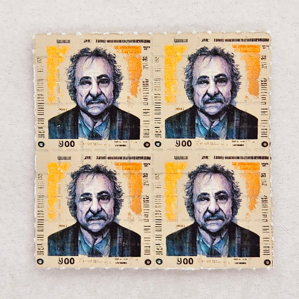 Einstein Mugshot Mini Blotter Art - Blotter Store
