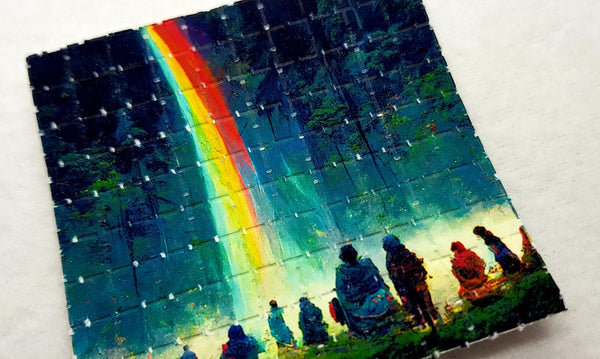 End of the Rainbow Mini Blotter Art - Blotter Store