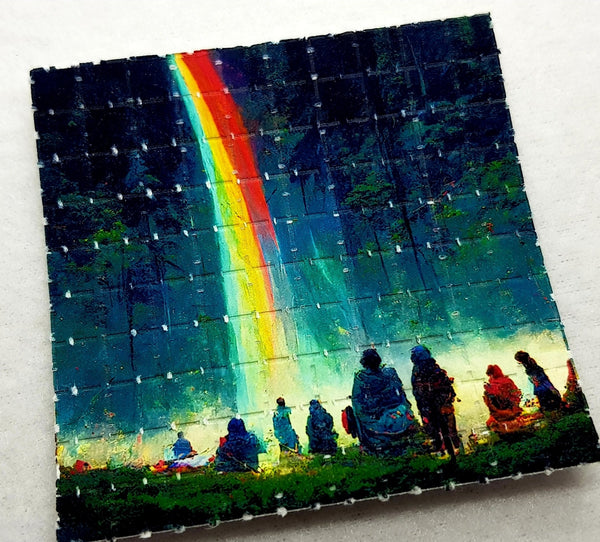 End of the Rainbow Mini Blotter Art - Blotter Store