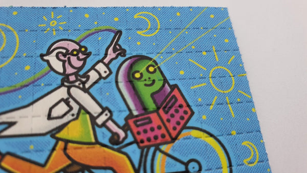 ET Bike Ride Mini Blotter Art - Blotter Store