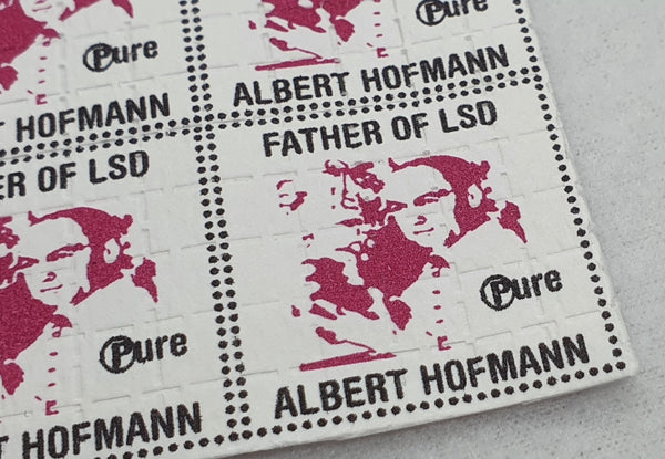 Father of LSD Mini Blotter Art - Blotter Store