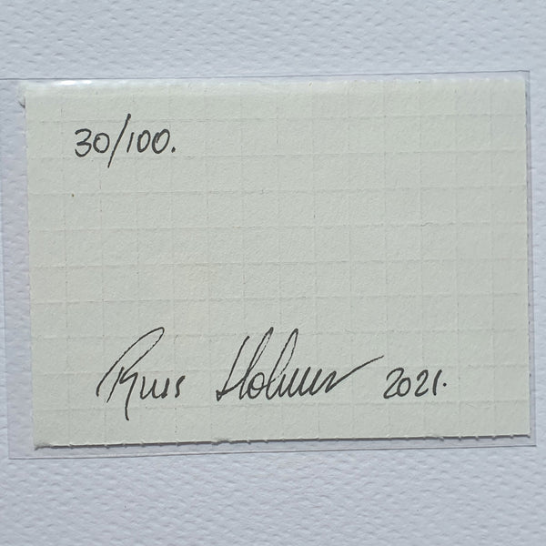 Flower Power Blotter Art by Russ Holmes Signed / Numbered - Blotter Store