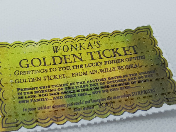 Golden Ticket 60 Tab Mini Blotter Art Sheet - Blotter Store