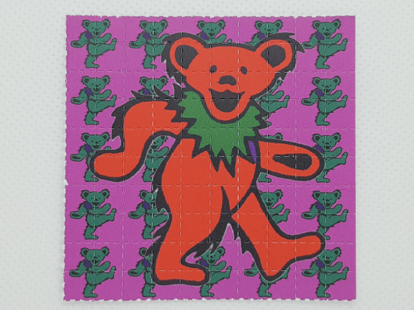 Grateful Dead Bears Mixed Mini Blotter - 5 Different Colors - Blotter Store