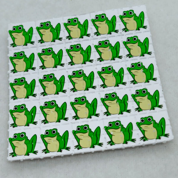 Green Frogs Mini Blotter Art - Blotter Store