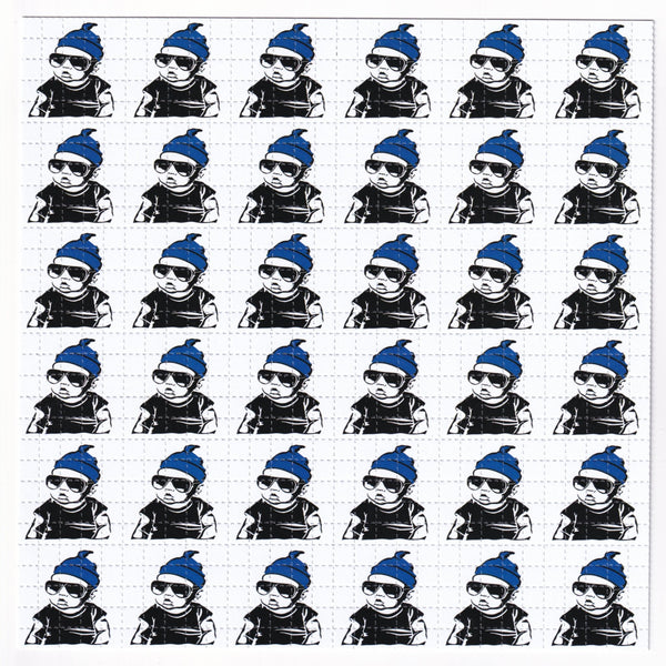 Hangover Baby Blue Blotter Art - Blotter Store