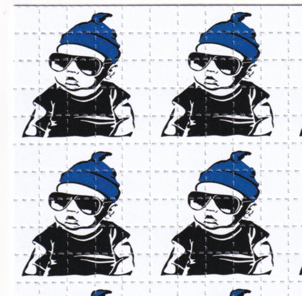 Hangover Baby Blue Blotter Art - Blotter Store