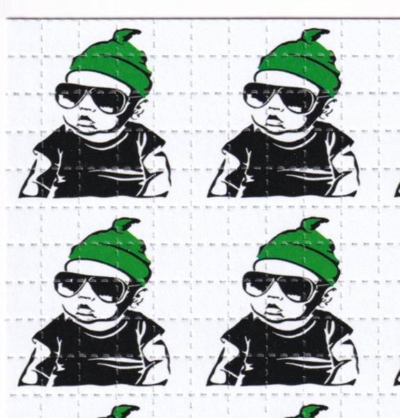 Hangover Baby Green Blotter Art - Blotter Store