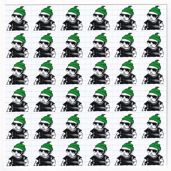 Hangover Baby Green Blotter Art - Blotter Store