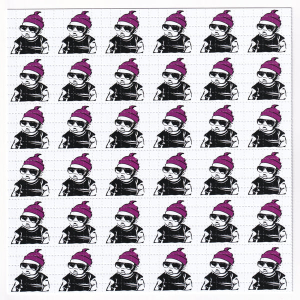 Hangover Baby Purple Blotter Art - Blotter Store