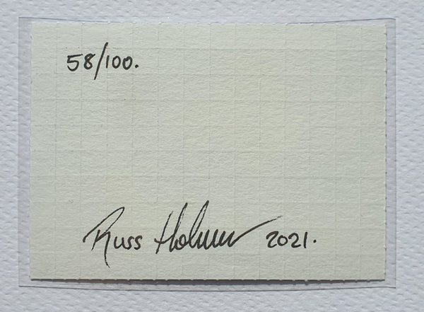 Homer Fear & Loathing Blotter Art by Russ Holmes Signed / Numbered - Blotter Store
