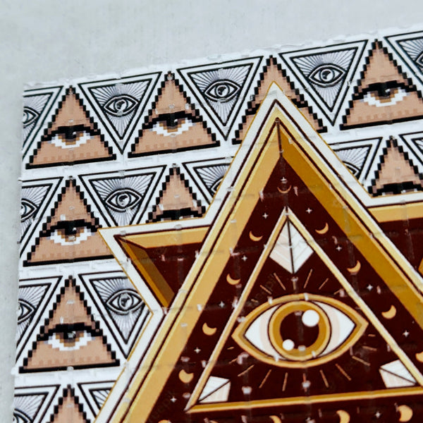 Illuminati Pyramid Mini Blotter Art - Blotter Store