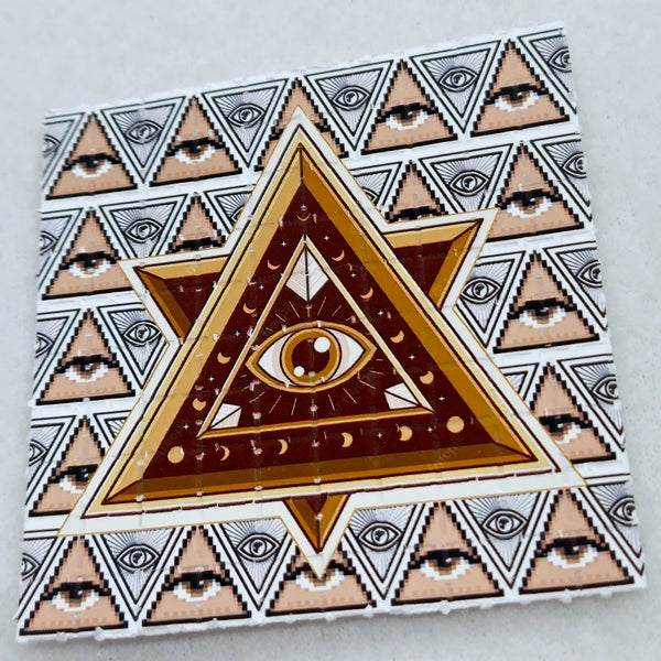 Illuminati Pyramid Mini Blotter Art - Blotter Store