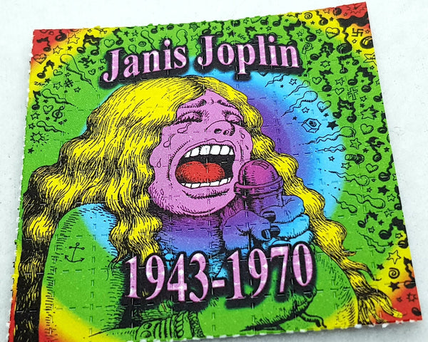 Janis Joplin Mini Blotter Art - Blotter Store