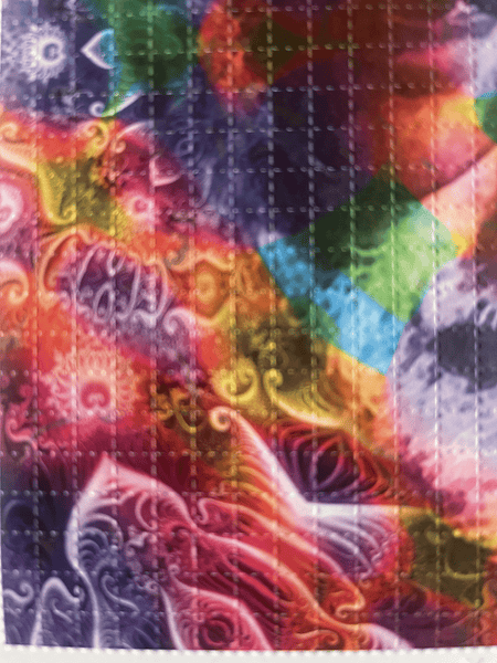 Jerry Garcia 10 Years of Tears Blotter Art by Wes Black (light) - Blotter Store