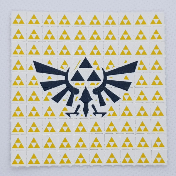 Legend of Zelda Triforce Mini Blotter Art - Blotter Store