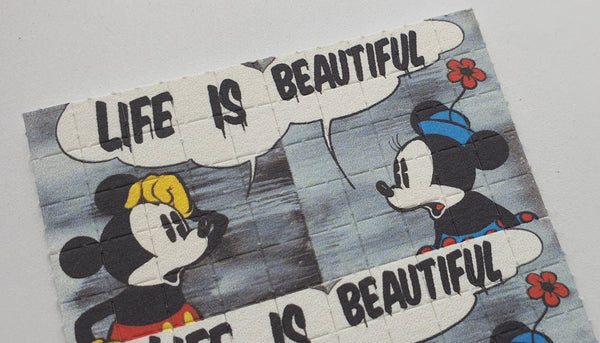 Life is Beautiful Mini Blotter Art - Blotter Store