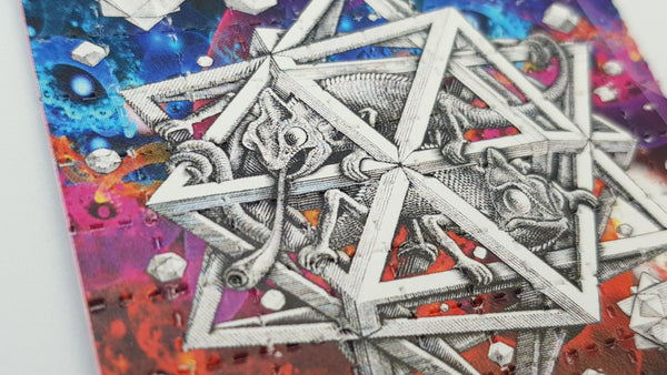 Lizard Hallucinations Mini Blotter Art - Blotter Store