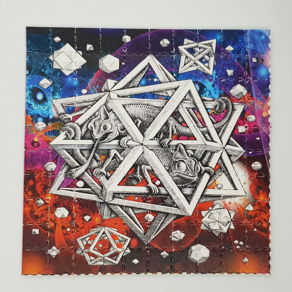 Lizard Hallucinations Mini Blotter Art - Blotter Store