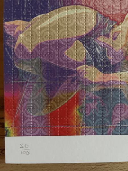 Lovely Angels by Lucifer Signed & Numbered #/100 Blotter Art - Blotter Store