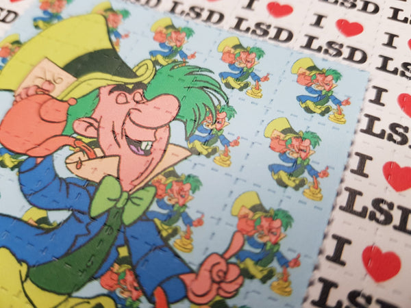 Mad Hatter Mini Blotter Art - Blotter Store